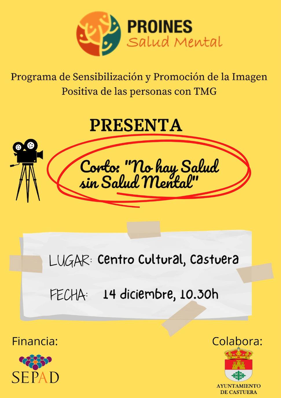 Cartel anunciador. 