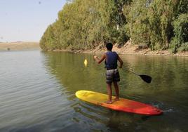 Deportes acuaticos en la Isla del Zújar