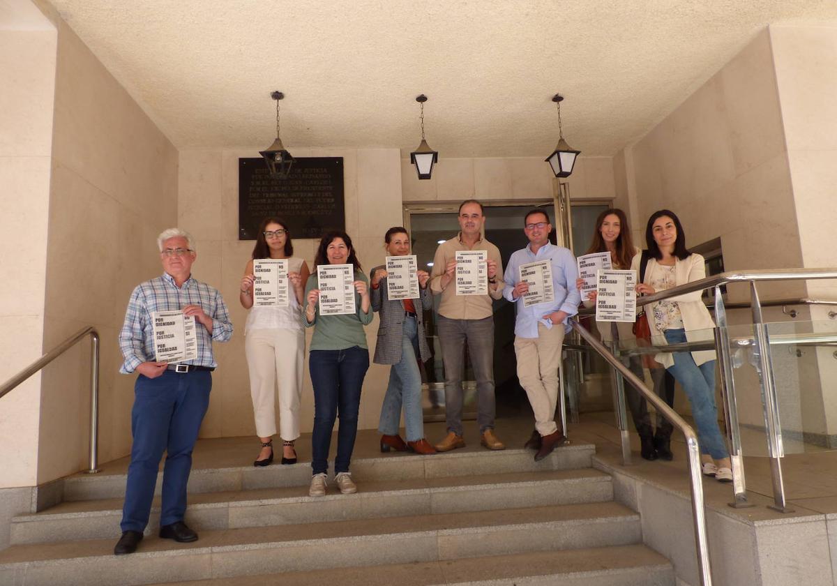 Los funcionarios de los Juzgados de Castuera se suman a la huelga indefinida que comenzó el pasado lunes