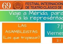 La Universidad Popular organiza un viaje al Festival de Teatro Clásico de Mérida