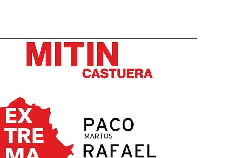 El PSOE de Castuera celebrará mañana jueves 25 de mayo el acto central de la campaña electoral del 28M.