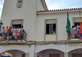 Celebración en el ayuntamiento.