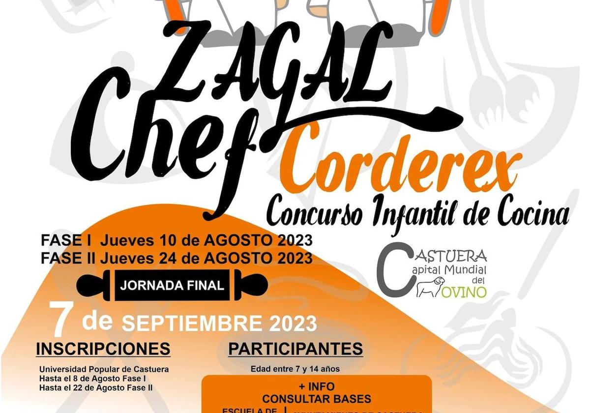 Abierta la inscripción para la VIII edición del certamen infantil de cocina 'Zagal Chef Corderex'