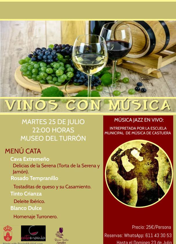 El Museo del Turrón de Castuera acoge mañana martes una cata-maridaje de vinos y productos extremeños