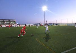 Imagen de un partido de pretemporada en el Manuel Ruiz.