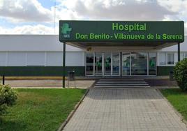 Entrada al hospital Don Benito-Villanueva
