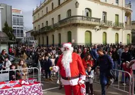 Llegada de Papá Noel el pasado año 2022.