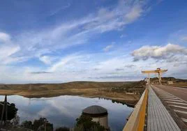 Imagen de la presa de La Serena este martes 2 de enero de 2024