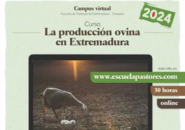 Abierto el plazo de inscripciones para el primer curso del Campus Virtual 2024 de la Escuela de Pastores de Extremadura