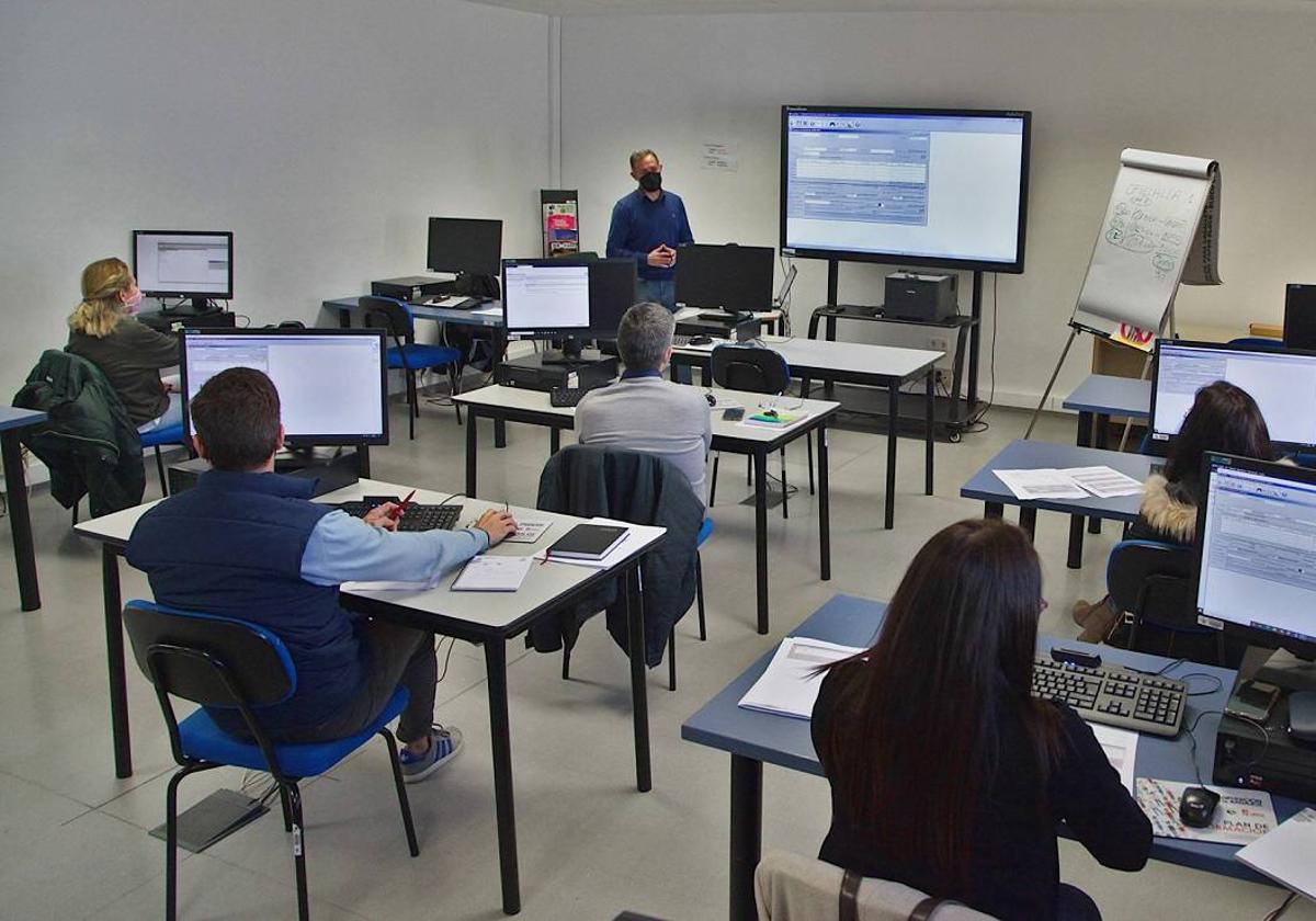 Aula de formación.