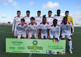 Once inicial del CD Castuera-Subastacar.