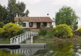 Casa rural en la Isla del Zújar.