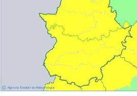 El 112 Extremadura activará mañana miércoles la alerta amarilla por lluvia y viento