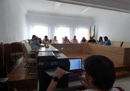 Imagen del pleno celebrado esta mañana.