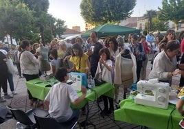 Imagen de la actividad en el parque de Santa Ana.