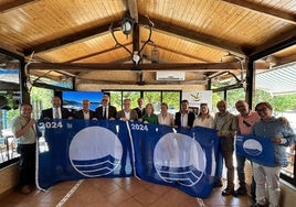 Acto de entrega de las Banderas Azules