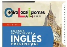 El Centro Local de Idiomas oferta cursos intensivos de verano de inglés B1 y B2