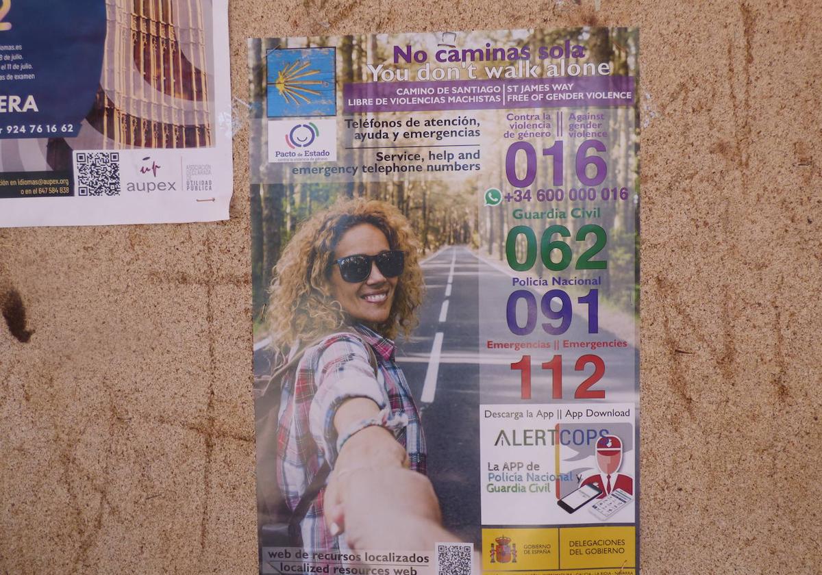 Nueva edición de la campaña «No caminas sola» para reforzar la seguridad de las peregrinas en el Camino de Santiago