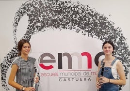 Isabel Ortiz Sánchez (clarinete) y Laura Tena Manzano (flauta travesera), representaran a la Escuela de Música en el nuevo Encuentro de la Banda Federal de Extremadura