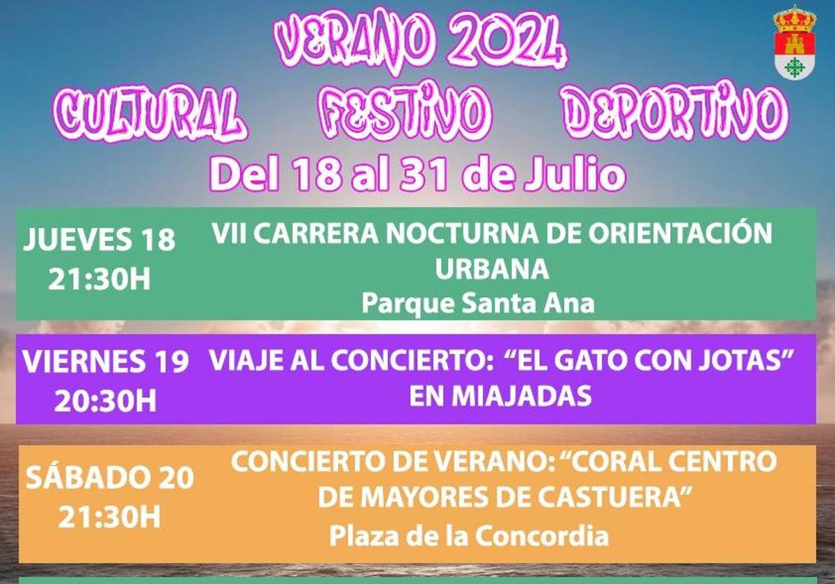 El ayuntamiento avanza la programación cultural, festiva y de ocio hasta el 31 de julio