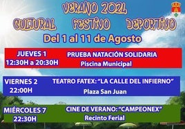 El ayuntamiento avanza la programación cultural, festiva y de ocio hasta el 11 de agosto