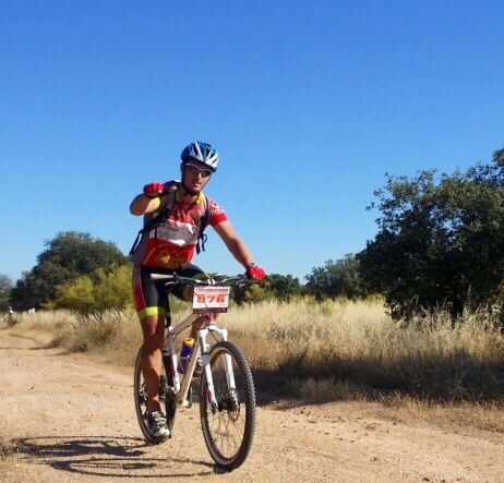 Ángel Morillo, primer clasificado en el Trofeo Ronda BTT de Extremadura 2015