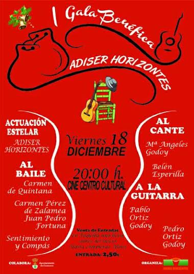 Castuera acoge este viernes una gala benéfica a favor de la asociación Adiser-Horizontes