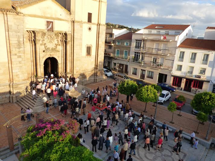 Castuera celebró su tradicional procesión del Corpus Christi