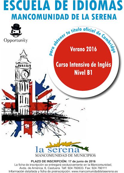La Mancomunidad de La Serena organiza un curso intensivo de inglés B1 para la preparación del título oficial de Cambridge