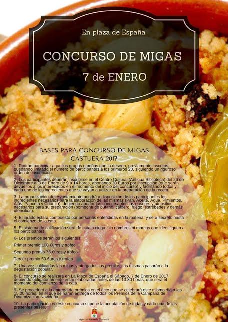 Castuera celebra su primer concurso de migas