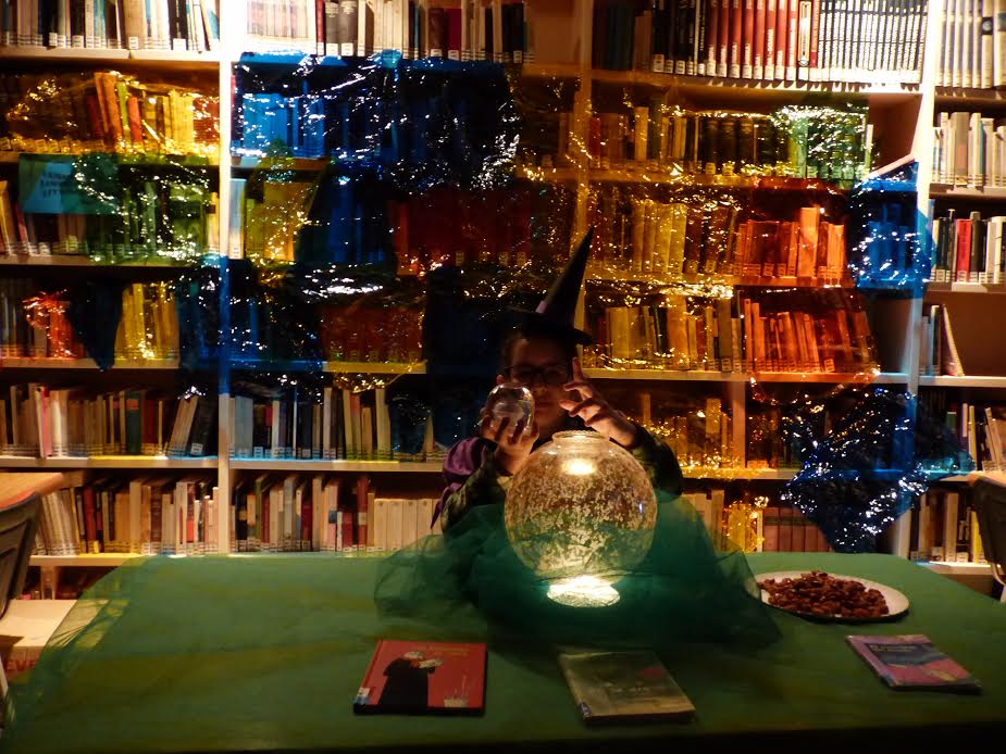 Noche de miedo en la biblioteca municipal