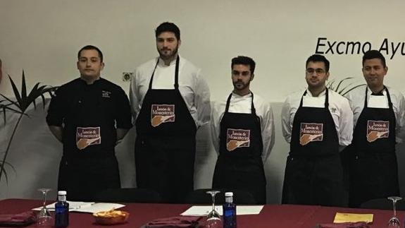 Kiko Sayago, segundo premio en el concurso de cocina 'la Dehesa de Monesterio'