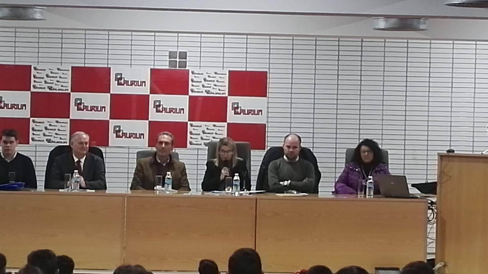 Participantes en las jornadas en el IES Caurium