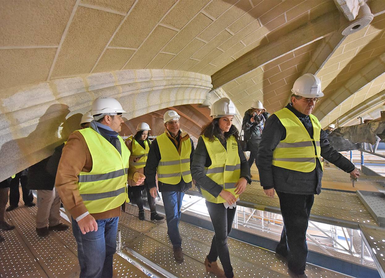 Visita de las obras de segunda fase de la Catedral