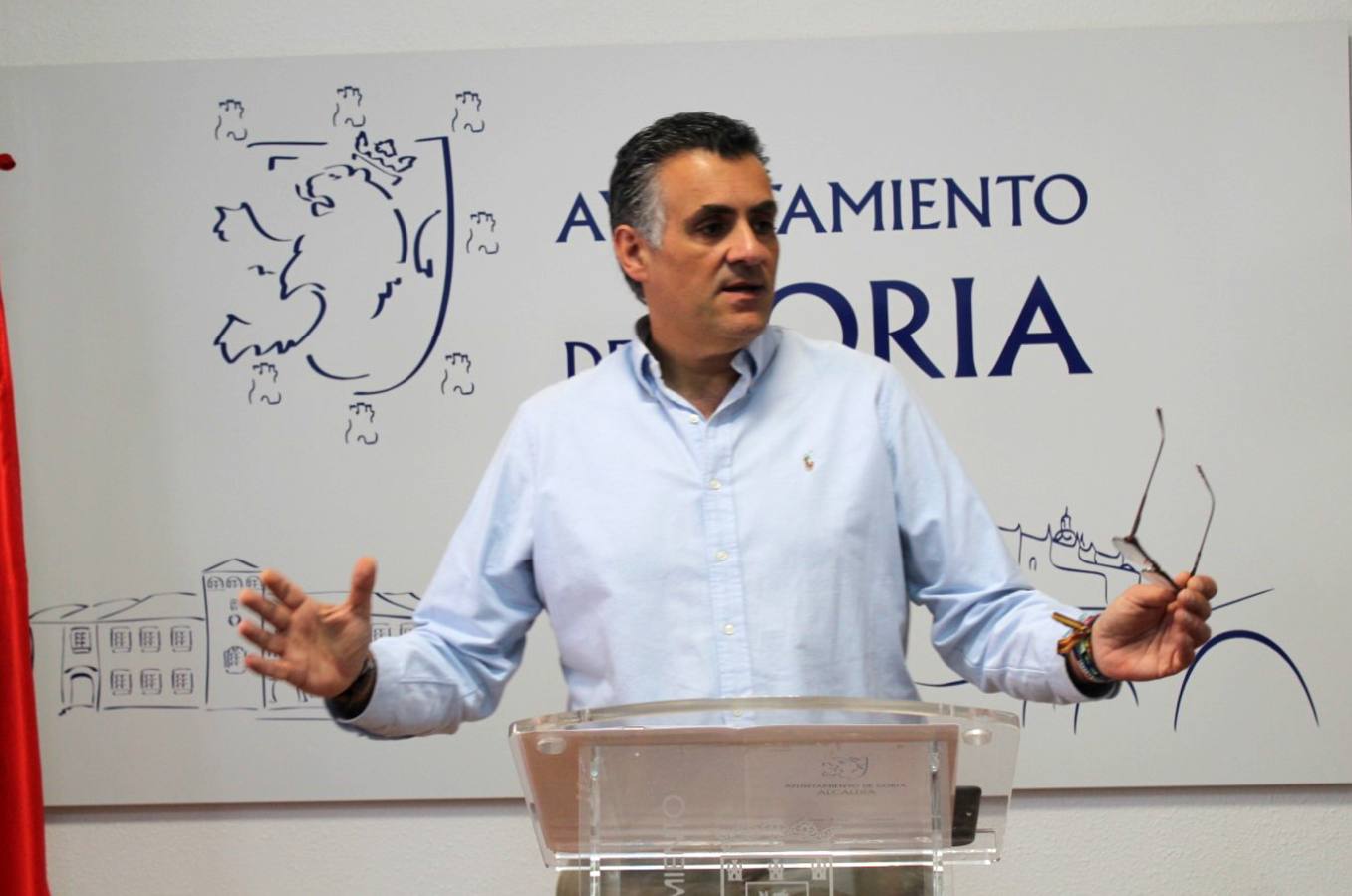 José Manuel García Ballestero, alcalde de Coria
