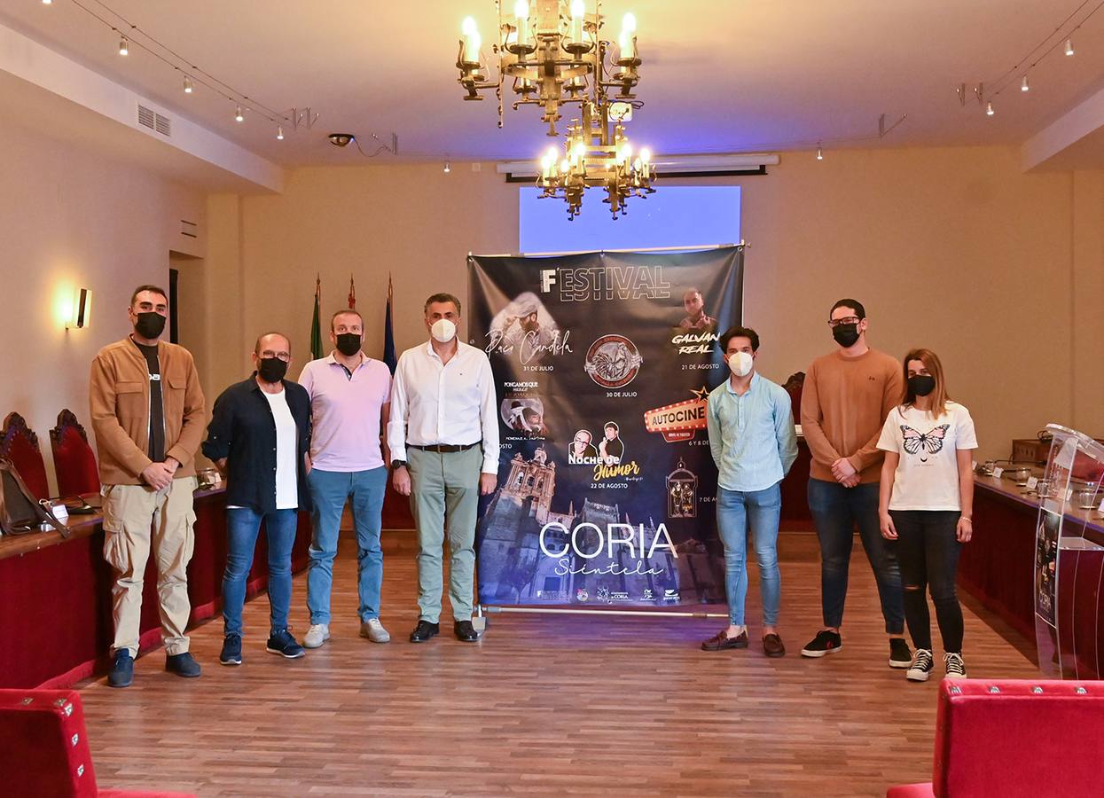Presentación en el Ayuntamiento de Coria del Festival