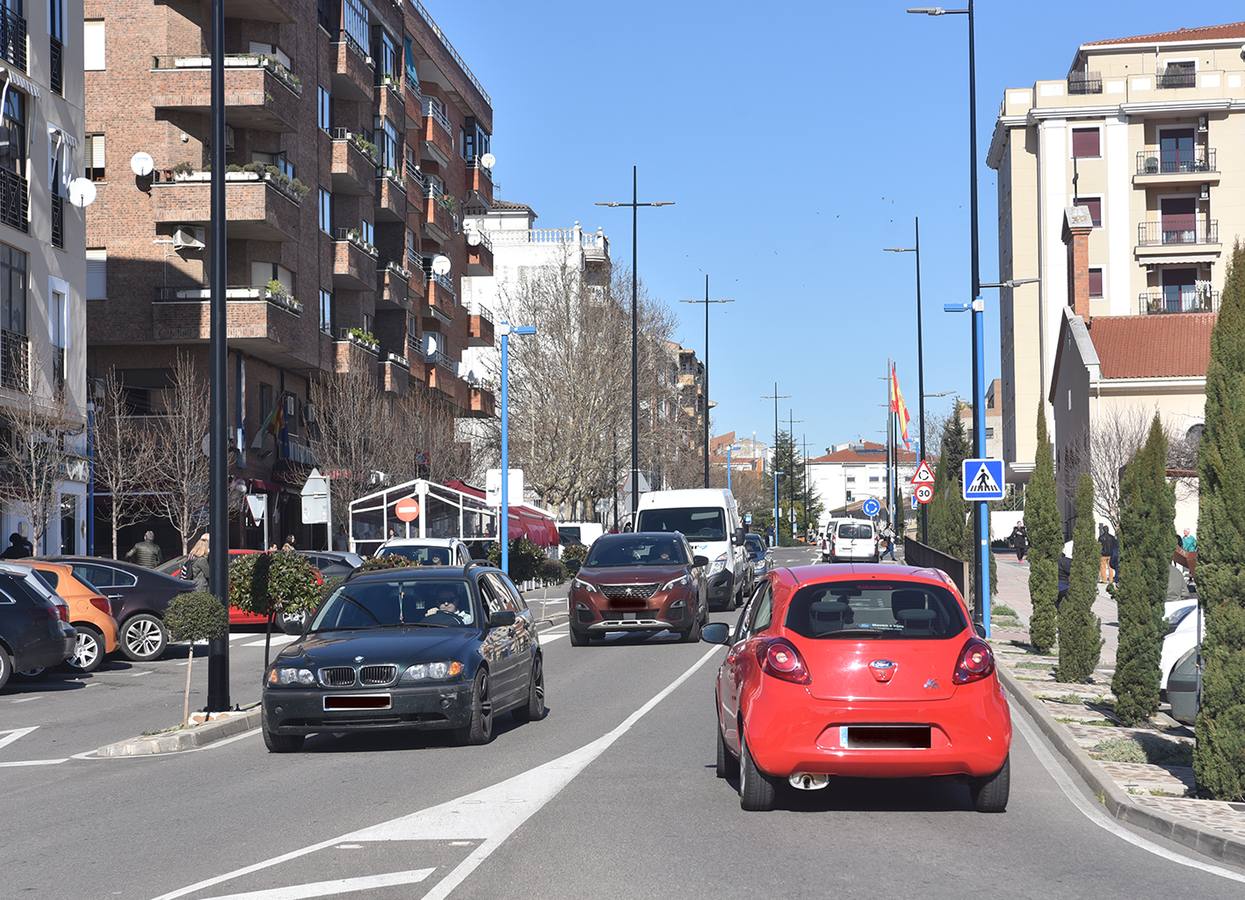 Avenida principal de Coria