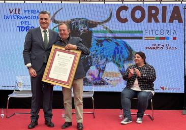Acto inaugural de la VII Feria Internacional del Toro «Ciudad de Coria».