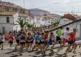 Prueba deportiva celebrada en Coria.