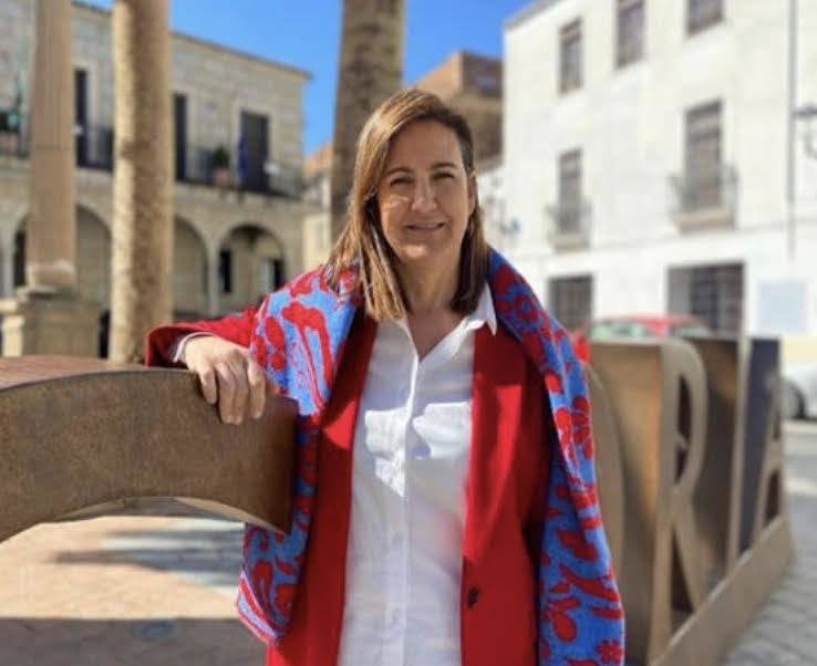 Almudena Domingo, candidata del PP a la Alcaldía de Coria.