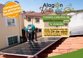 Cartel anunciador de «Alagón, Valle del Sol».