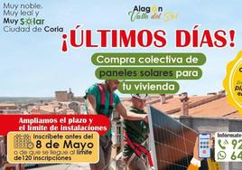 Se amplía el plazo para la compra colectiva de paneles solares
