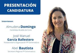 Los Populares de Coria presentan su candidatura