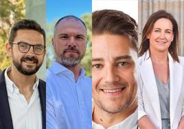 Candidatos a la alcaldía de Coria.