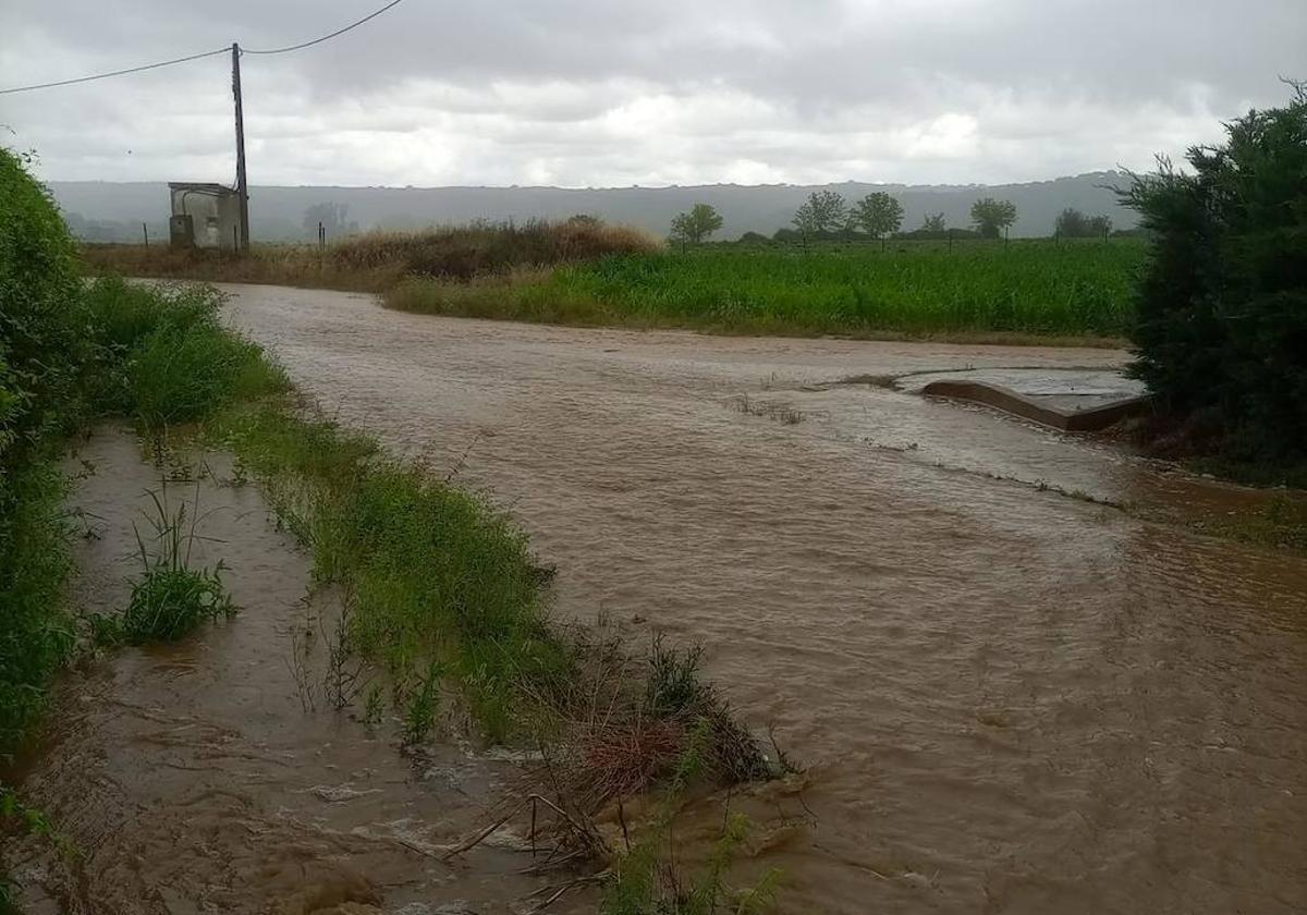 Lluvias en Coria