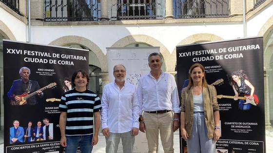 Kiko Veneno actuará en Coria en la inauguración del XXVI Festival internacional de Guitarra