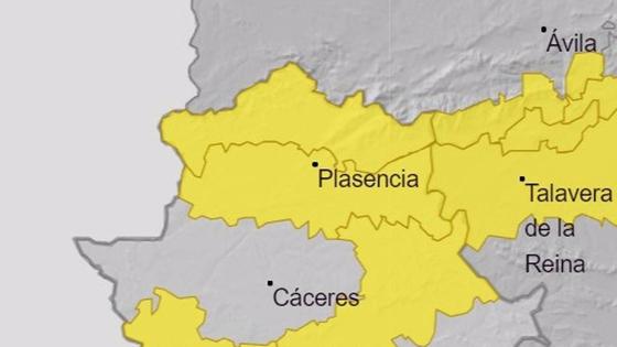 El Valle del Alagón en aviso amarillo por altas temperaturas