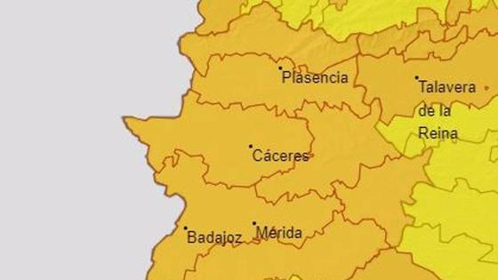 Hasta 40 grados en Coria y comarca con los nuevos avisos naranjas para hoy