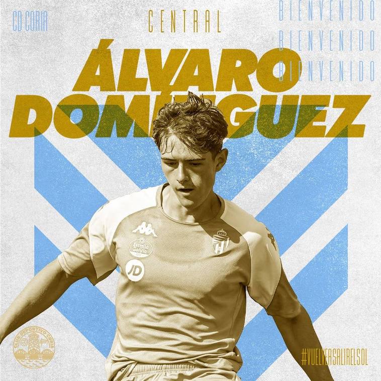 Álvaro Domínguez, el central que llega al C.D. Coria cedido por el Real Valladolid