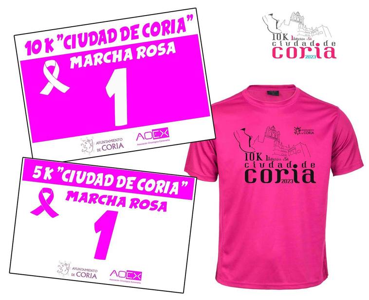 El 10K y 5K «Ciudad de Coria» se teñirá de rosa